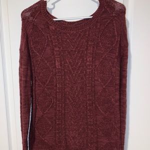Mossimo Supply Co Burgundy Sweater